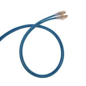 Cordon RJ45 LCS³ catégorie6 Haute Densité F/UTP blindé 100ohms - 1m - LSOH bleu|Legrand-LEG051541