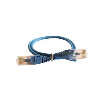 Cordon RJ45 LCS³ catégorie6 Haute Densité U/UTP écranté 100ohms -0,5m -LSOH bleu|Legrand-LEG051545