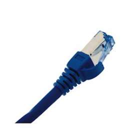 Cordons de brassage CAT6A S/FTP LSOH 1,5 m bleu|Gigamedia-GGMCAT6AS1M5BL