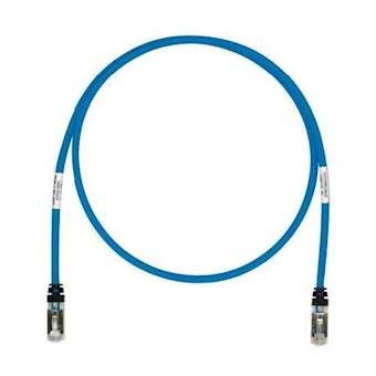 Copper Patch Cord, Cat 6A, Blue S/FTP Ca|-PUISTP6X1-5MBU