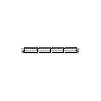 QN Patch Panel, Flat, 48 Port, 1RU|-PUIQPP48HDBL