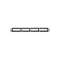 QN Patch Panel, Flat, 48 Port, 1RU|-PUIQPP48HDBL