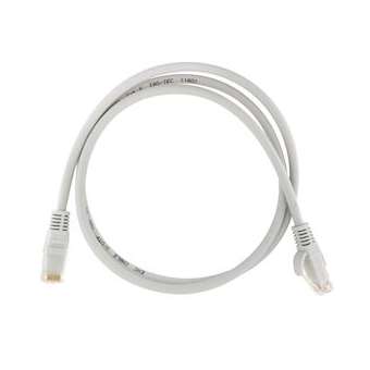 Cordon INITIO RJ45 C6 UUTP HF 5 m, Gris|Gigamedia-GGMINIC6U5MHGY