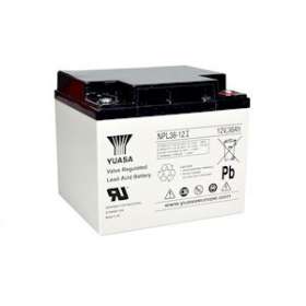 Batterie étanche au plomb NPL 38Ah 12V - bac std - duree de vie: 10 ans|Yuasa-YUANPL38-12I