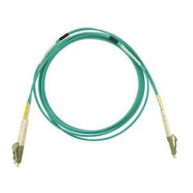 Jarretière optique duplex LC/LC OM3 50/125 µm 10 m turquoise|Gigamedia-GGMD4MLCLC10MAQ