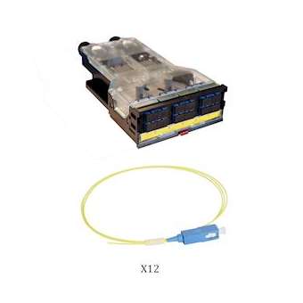 Cassette LCS³ fibre optique avec bloc SC duplex 12fibres monomode 9/125 'm|Legrand-LEG032186