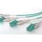 Cordon micro-breakout 12 FO OM4 LC/LC 10 m