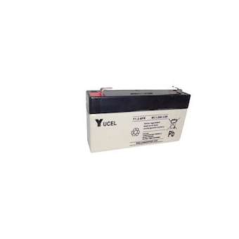 Batterie stationnaire étanche au plomb gamme ECO 1.2Ah 6V - bac fr|Yuasa-YUAY1.2-6FR