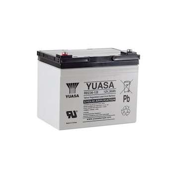 Batterie stationnaire étanche au plomb 36Ah 12V application cyclage|Yuasa-YUAREC36-12I