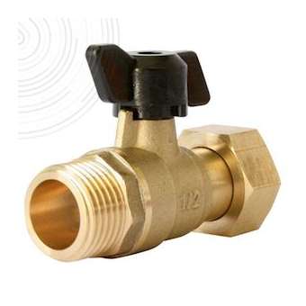 Mini-vanne écrou tournant 1/2 f|Ayor Water and Heating Solutions-SHE2758ET