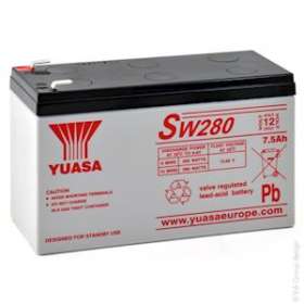 Batterie(s) Batterie onduleur (UPS) YUASA SW280 12V 7.6Ah F6.35|Enix energies-NXGAMP9266