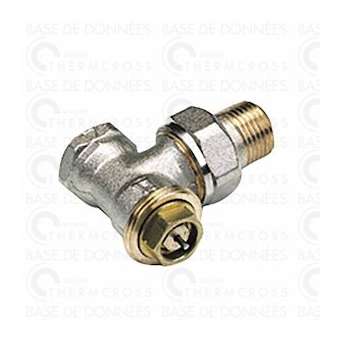 Robinet équerre thermostatisable 1/2'|Diff-VLL98002