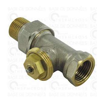 Robinet droit thermostatisable 1/2'|Diff-VLL98005