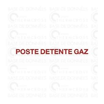 Étiquette rigide poste de détente gaz|Diff-VLL111795