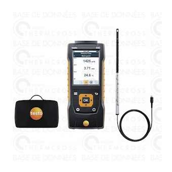 Kit anémomètre Testo 440 à fil chaud|Diff-VLL05634400-TE