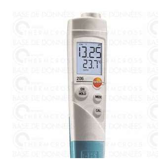 PHmètre Testo 206-pH1|Diff-VLL05632061-TE