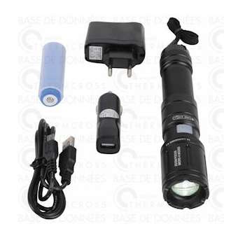 Lampe torche LED rechargeable|Diff-VLL920032