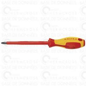 Tournevis cruciforme POZIDRIV d'électricien PZ2|Diff-VLL901506