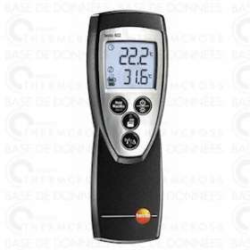 Thermomètre Testo 922 modèle 2 sondes interchangeables|Diff-VLL05609221-TE