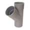 Pvc evac. culotte simple mf 45DEG d.63