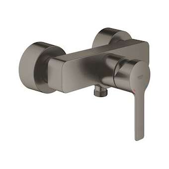 Mitigeur monocommande Douche Lineare Hard Graphite brossé|Grohe-GO233865AL1