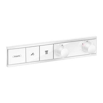 Module thermostatique RainSelect encastré avec 2 fonctions blanc mat|Hansgrohe-HA315380700