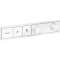 Module thermostatique RainSelect encastré avec 2 fonctions blanc mat