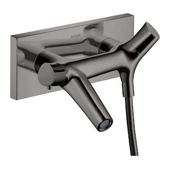 Mitigeur bain/douche thermostatique noir chromé poli|Hansgrohe-HA312410330