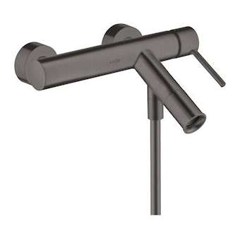 Mitigeur bain/douche 1/2' noir chromé brossé|Hansgrohe-HA310411340
