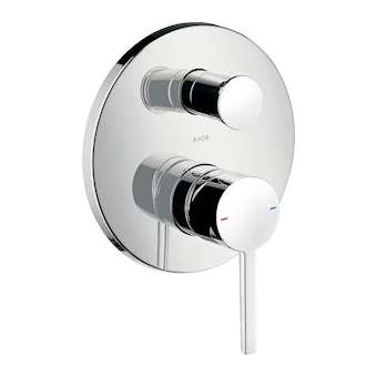 Set finition pour mitigeur bain/douche encastré, aspect doré brossé|Hansgrohe-HA310414250
