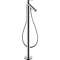 Mitigeur bain/ douche, set de finition avec poignée levier noir chromé brossé|Hansgrohe-HA310455340