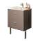 Sous-vasque PRIMO L800 2 coulissants - Basalte