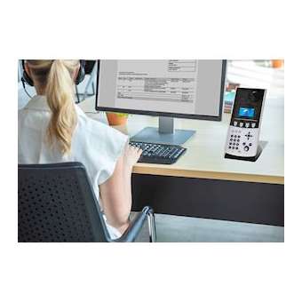 Poste bureau avec afficheur graphique - audio sans caméra - alimentation PoE|Castel-CST500.2000