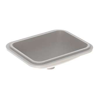 Vasque à enc. par lessous Geberit VariForm rect. 45x44, sans trop-plein, Blanc|Geberit-GBR500.762.01.2