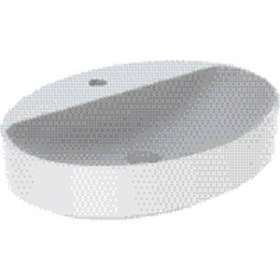 Vasque à poser Geberit VariForm ov, plage rob., 60x45, sans trop-plein, Blanc|Geberit-GBR500.773.01.2