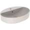 Vasque à poser Geberit VariForm ov, plage rob., 60x45, trop-plein, Blanc|Geberit-GBR500.772.01.2