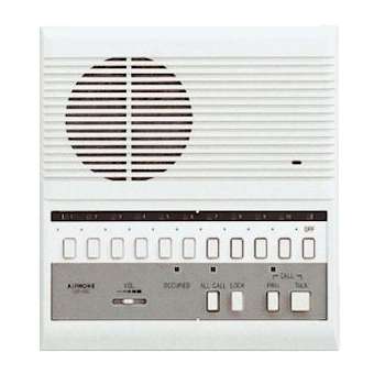 Poste chef à 10 directions avec bouton d'appel général et ouverture de porte|Aiphone-AIPLEF10S