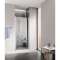 Paroi pivotante CADA XS CC1WL L85 2M argent poli v.clair