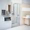 Paroi pivotante EQUI EIPF2 L110 2M argent poli v.clair clean
