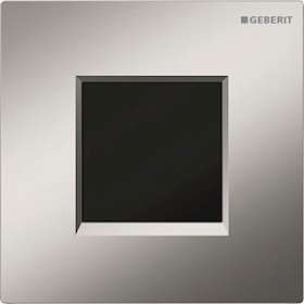 Commande d'urinoir Geberit électronique pile type 30: Chromé mat|Geberit-GBR116.037.KN.1