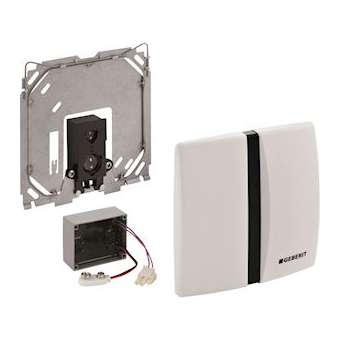 Kit de transformation Geberit urinoir IR 12/24 V: chromé mat|Geberit-GBR240.900.46.1