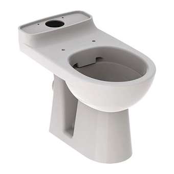 Cuvette au sol Geberit Prima sortie horizontale Rimfree, Blc|Geberit-GBR00325400000