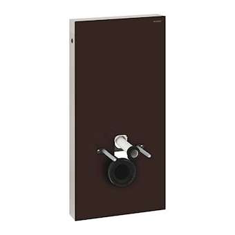 Panneau Geberit Monolith WC sus 101 cm: verre chocolat aluminium|Geberit-GBR131.021.SQ.5