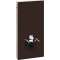 Panneau Geberit Monolith WC sus 101 cm: verre chocolat aluminium
