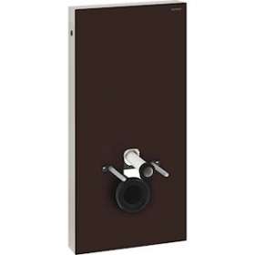 Panneau Geberit Monolith WC sus 101 cm: verre chocolat aluminium|Geberit-GBR131.021.SQ.5