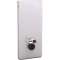 Panneau Geberit Monolith WC sus 114 cm: verre blanc aluminium