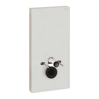 Panneau Geberit Monolith+ WC sus 101 cm: verre blanc aluminium|Geberit-GBR131.221.SI.5