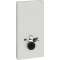 Panneau Geberit Monolith+ WC sus 101 cm: verre blanc aluminium