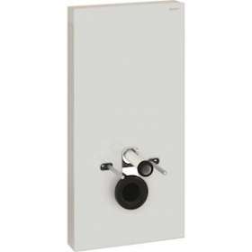 Panneau Geberit Monolith+ WC sus 101 cm: verre blanc aluminium|Geberit-GBR131.221.SI.5