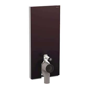 Panneau Geberit Monolith+ WC sol 114 cm: verre chocolat aluminium|Geberit-GBR131.233.SQ.5